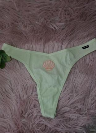 Трусики стрінги pink l