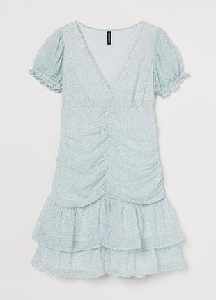 Новое цветочное платье h&m