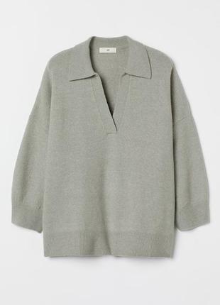 Новая вязаная оверсайз-футболка h&m