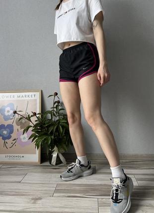 Шорты женские спортивные nike dri fit для спорта