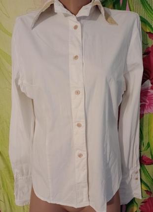 Gabrielle italy. рубашка-рубаха с длинным рукавом из натуральных тканей.1 фото