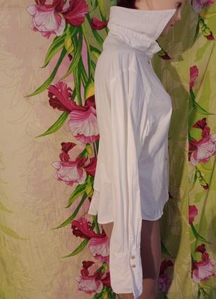 Gabrielle italy. рубашка-рубаха с длинным рукавом из натуральных тканей.6 фото