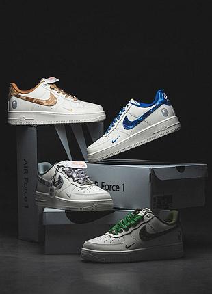 Кеди найк форси naike air force 1 & bape