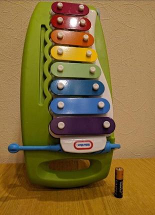 Огромный ксилофон на колёсиках little tikes