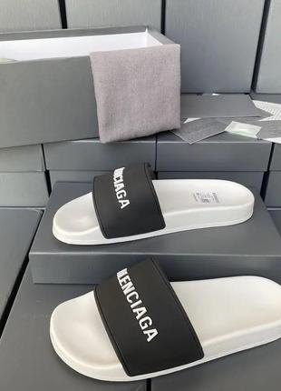Шлепки, шлепанцы в стиле balenciaga