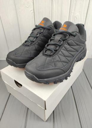 Кроссовки меррелл термо merrell thermo black orange1 фото