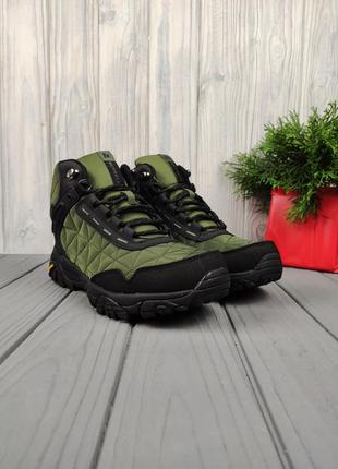 Кроссовки меррелл merrell moab 3 mid green black2 фото