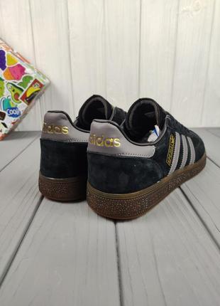 Мужские кроссовки adidas handball spezial black gray6 фото