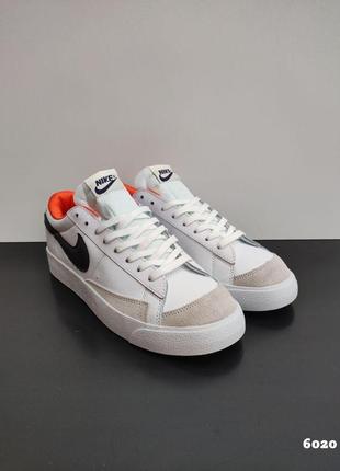 Кросівки nike blazer low white&orange чоловічі 41-45