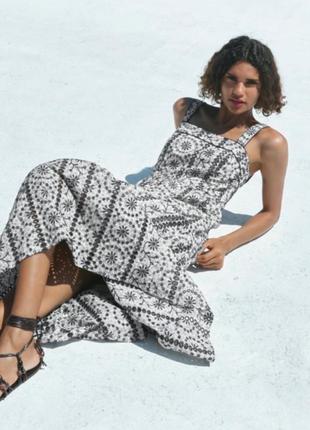 Zara сукня з вишивкою , s