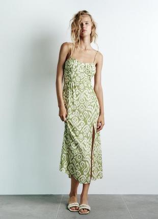 Zara платье с разрезом, m