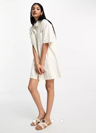 Джинсова сукня сорочка asos2 фото