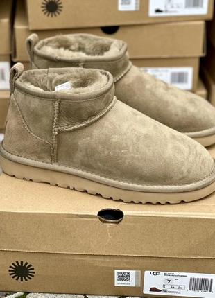 Ugg ultra mini khaki 36