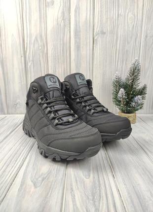 Кроссовки меррелл merrell vibram high winter black4 фото