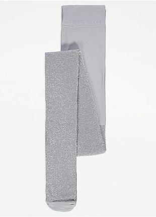 Колготки зі срібними блискітками george 7109