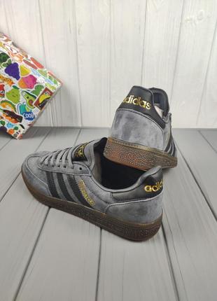 Мужские кроссовки adidas handball spezial gray10 фото