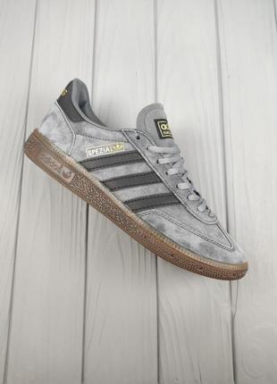 Мужские кроссовки adidas handball spezial gray1 фото