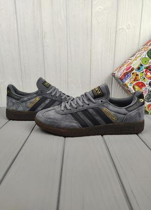 Мужские кроссовки adidas handball spezial gray4 фото