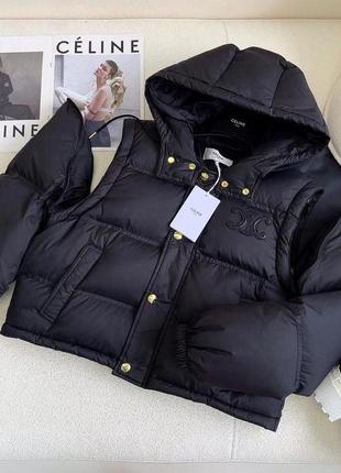 Куртка трансформер жилетка у стилі celine2 фото