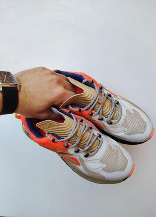 Мужские кроссовки reebok zig kinetica concept beige&orange 41-454 фото