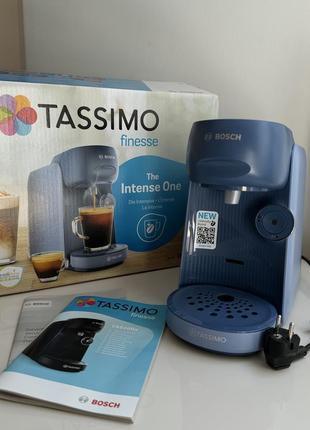 Нова капсульна кавомашина bosch tassimo finesse голуба.