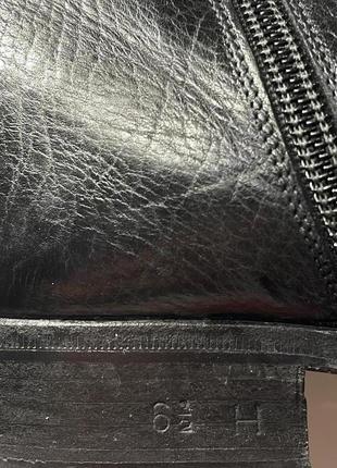 Туфлі черевики зимові artioli star зі вставкою крокодила