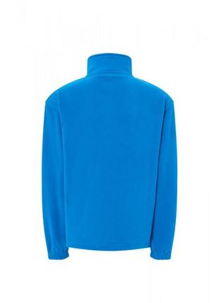 Флісова кофта jhk polar fleece man, розмір l, чоловічий батнік синій aqua, без капюшона4 фото