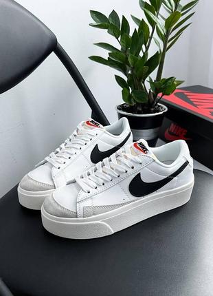 Мужские кроссовки nike blazer low platform 'white'
