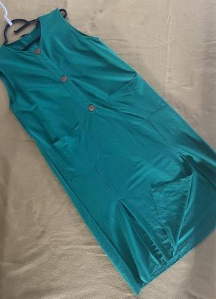 Яскрава сукня 👗 цвет сочной травы zara5 фото