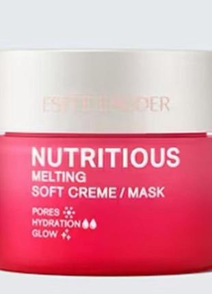 Крем-маска для обличчя, estee lauder nutritious melting soft creme/mask