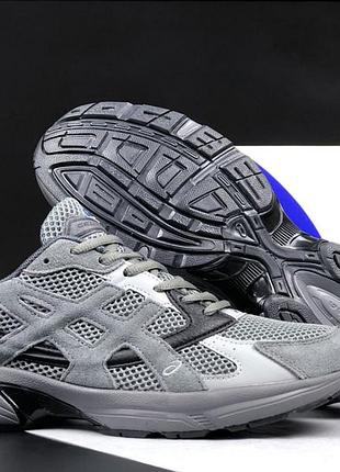 Чоловічі кросівки сірі асікс asics gel-1130  сірі з чорним