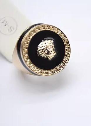 Кольцо с емалью 2