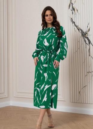 Сукня для жінок колір зелений розмір s fi_010167