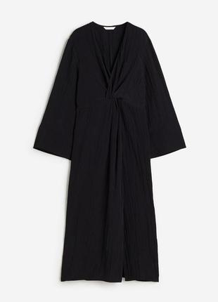 Сукня міді з віскози бандо h&m