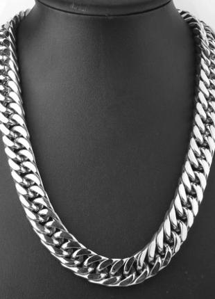 Цепочка из нержавеющей стали плетение майями 12 мм 60 см