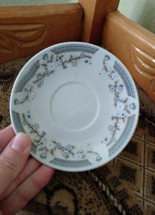 Блюдце маленьке тарілка маленька квіти