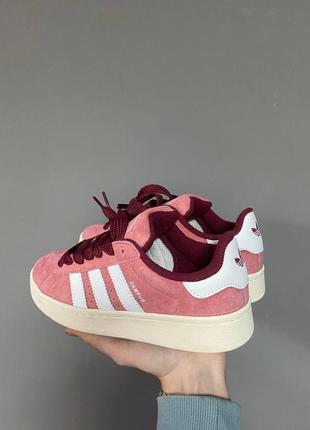 Жіночі кросівки adidas campus pink3 фото