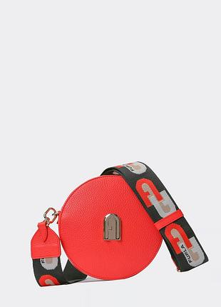 Красная сумка кожа кросс-боди клатч кроссбоди furla