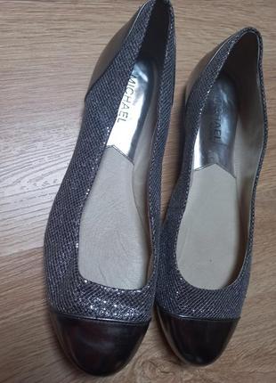 Чудові балетки нат шкіра michael kors р.36-36.5