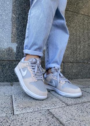 Nike dunk low grey 373 фото