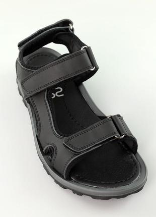 Сандалии мужские кожаные черные