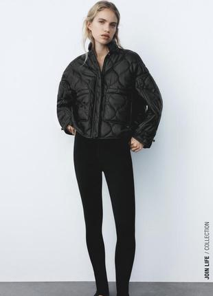 Лосини легінси  штани з розрізами на стопі чорного кольору висока посадка. виглядають 🔥🔥🔥 подовжують ноги 🖤