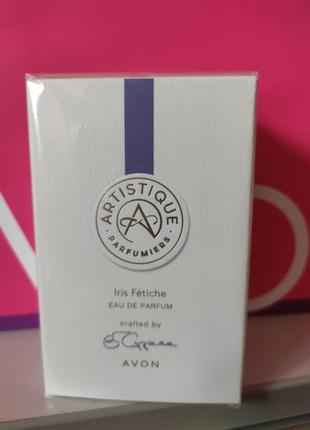 Парфюмированная вода artistique iris fetiche avon 50 ml1 фото