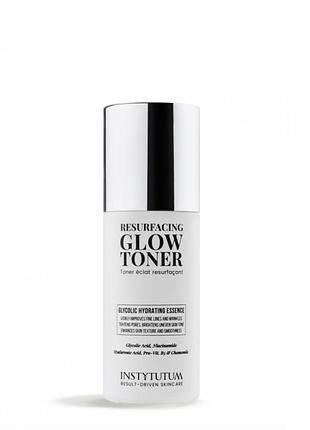 Institutum кислотный тонер resurfacing glow toner тонер с гликолевой кислотой