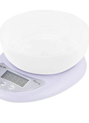 Кухонные весы с чашей domotec ms-126 до 7 кг