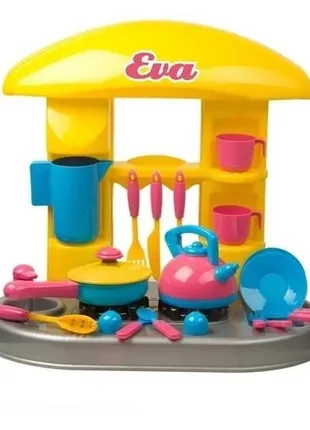 Дитяча кухня з посудом. kinderway kw-04-408