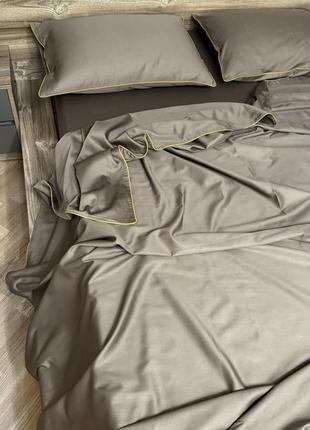 Сатин кант, постельное белье из 100% натурального хлопка, постельное белье, комплект постельного белья.