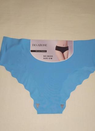Трусики женские бесшовные размеры: s/m, l/xl цвета: голубой, графит, беломолочный, мокко, хаки