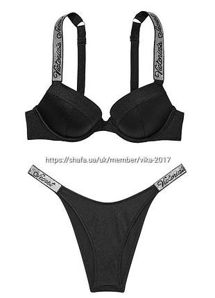 Купальник стрази пуш ап вікторія сікрет victoria's secret