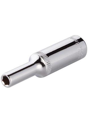 Головка шестигренна підвлена 1/4", 4 мм, cr-v. storm intertool et-0452